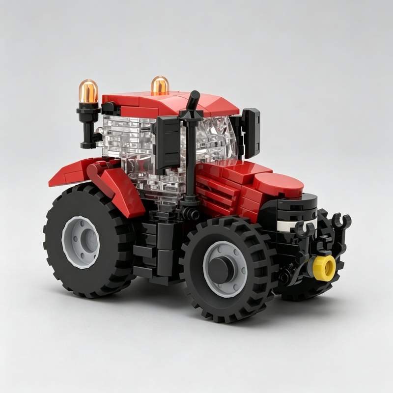 Agriculture Farming Education - 186PCS 농장 트랙터 MOC 빌딩 블록