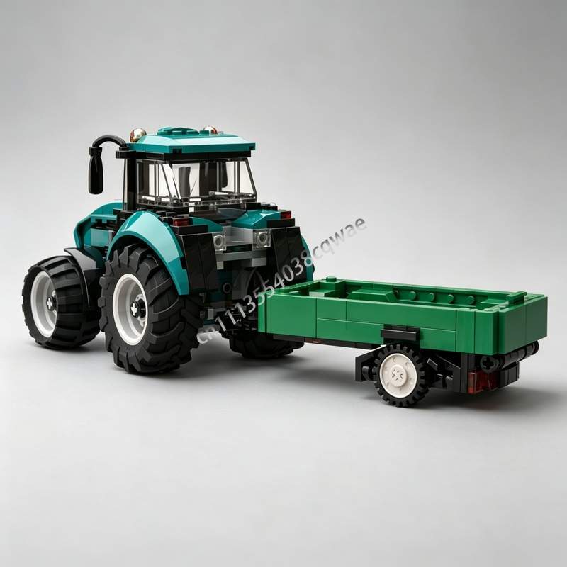 342PCS 농장 트랙터 트레일러 빌딩 블록 모델 농업 - Agriculture Farming Education 리뷰 및 가격