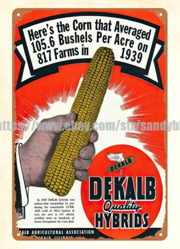 1939년 데칼브 시드 콘 팜 하우스 농업 장비 금속  - Agriculture Farm House 리뷰 및 가격